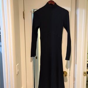 Vanessa Bruno Navy wool/cotton sweater Long-Sleeve Dress size small